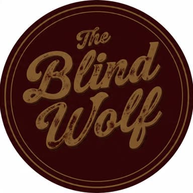 The Blind Wolf membership club badge