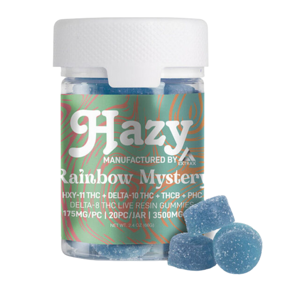 Gomitas de mezcla de resina viva Hazy Rainbow Mystery de CBD Pharm