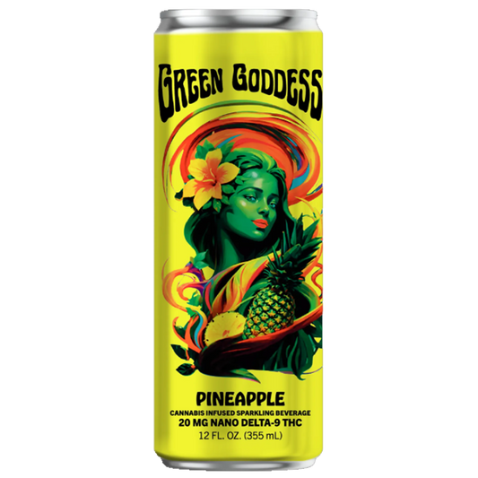 Green Goddess CBD Infused Sparkling Beverage (Full Flavor)