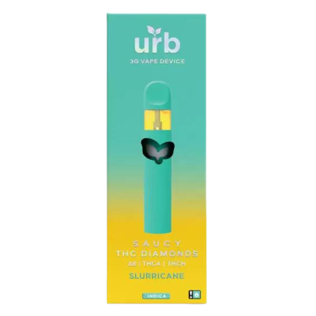 URB Saucy THC Diamonds Desechable 3ML Indica 