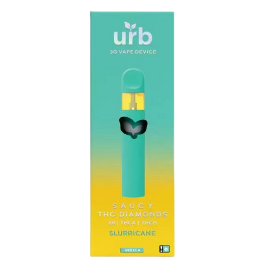 URB Saucy THC Diamonds Desechable 3ML Indica 