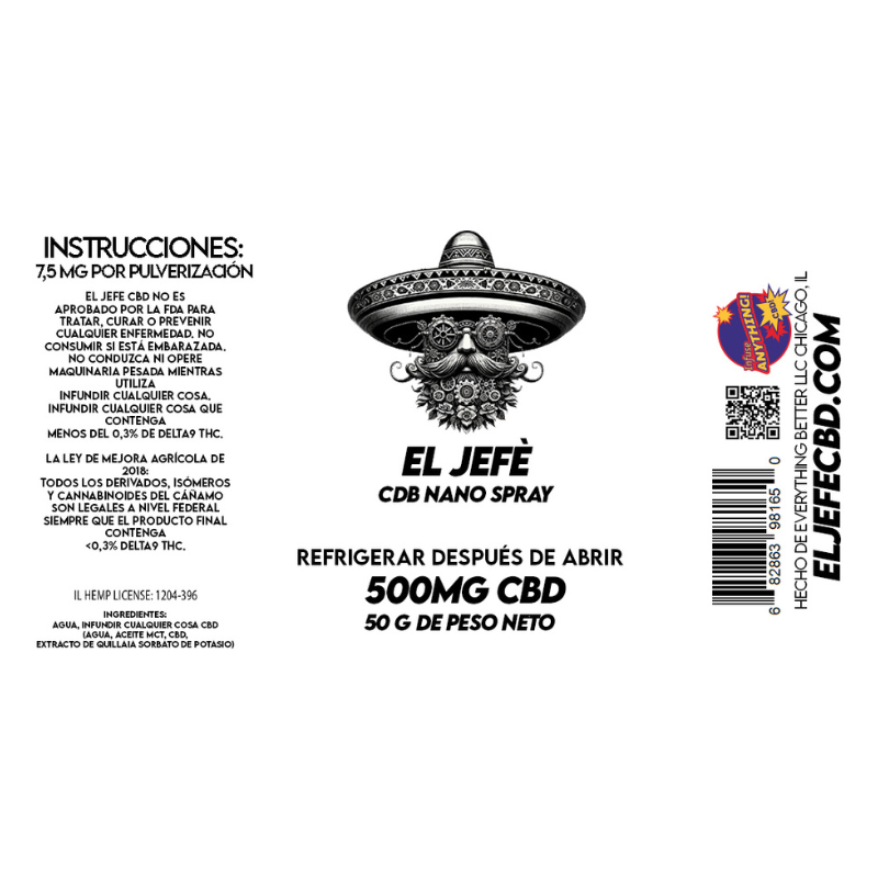 El Jefe CBD Spray