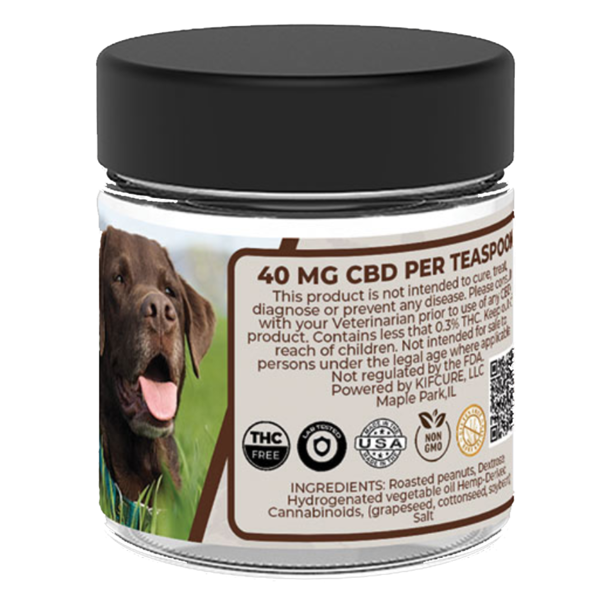 Crafted Bites & Delights CBD Pet Peanut Butter