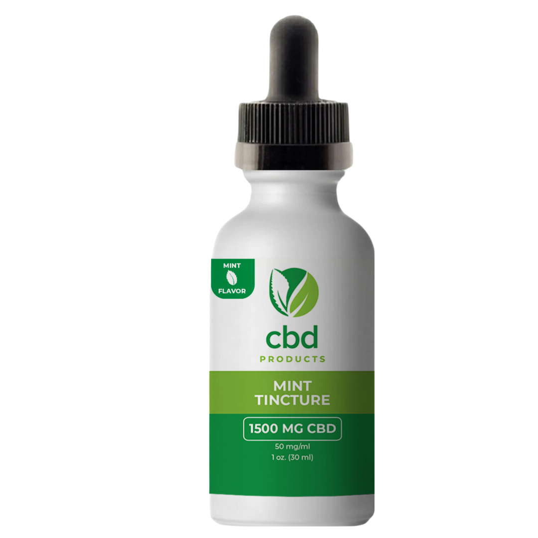 Productos de CBD de espectro completo Tintura con sabor a menta 