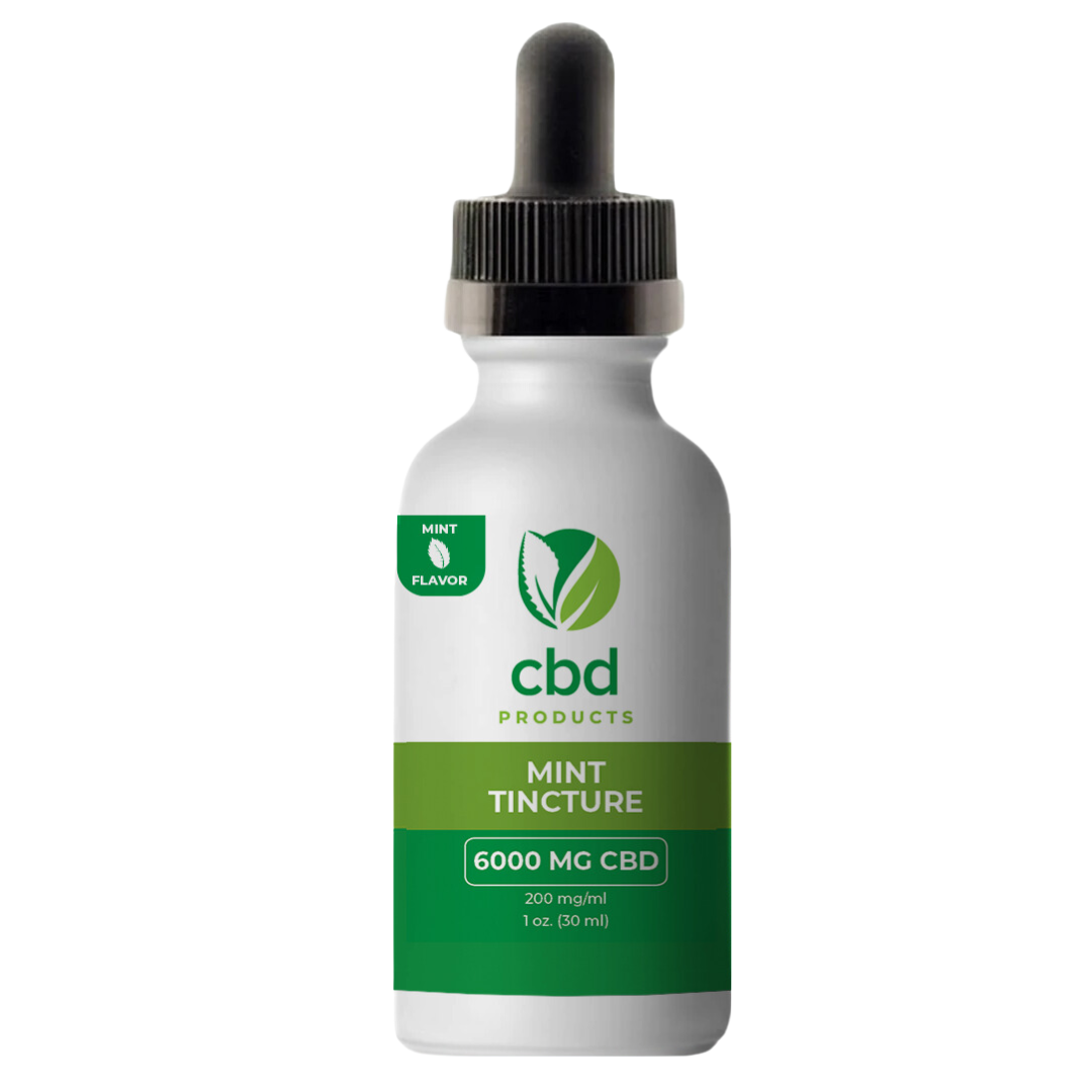 Productos de CBD de espectro completo Tintura con sabor a menta 