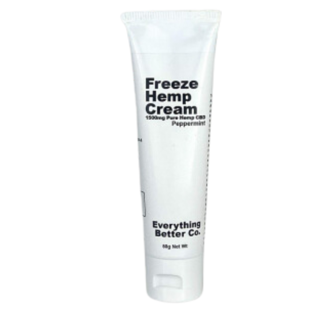 Crema FREEZE de CBD con infusión de cáñamo 