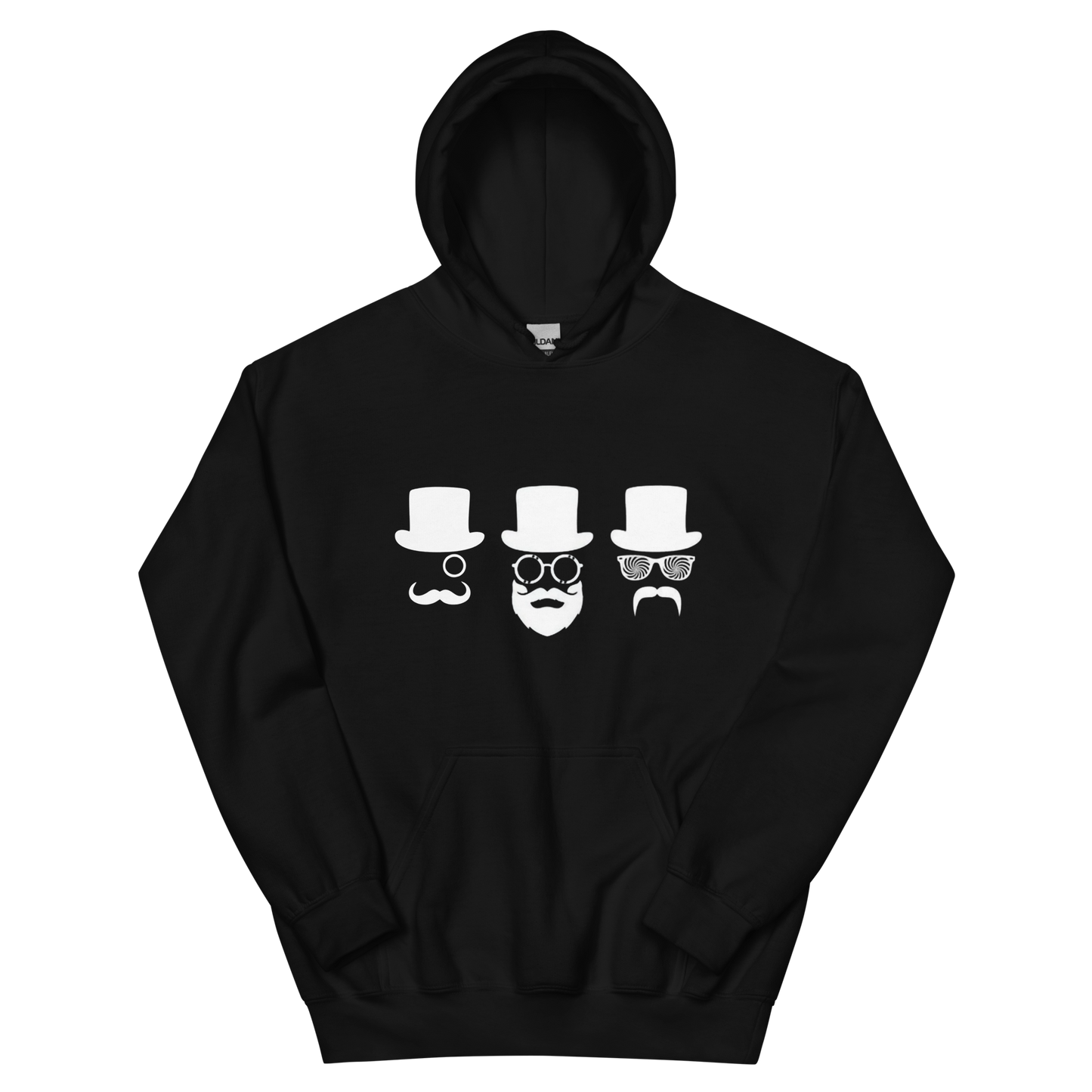 Black Tri-fecta Hoodie