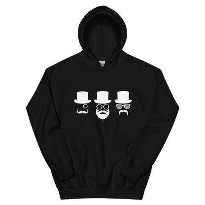 Black Tri-fecta Hoodie