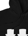 Mr. CBD Chicago "Tri-fecta" Sudadera con capucha y logotipo blanco
