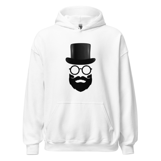 Sudadera con capucha Dr. THC blanca